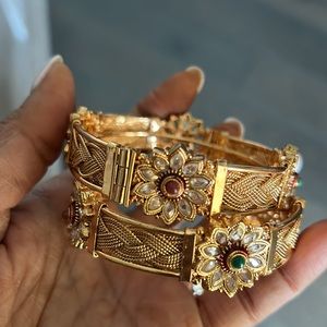 Beautiful bangle set .Indian jewelry.